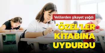 ‘Özel'ler kitabına uydurdu